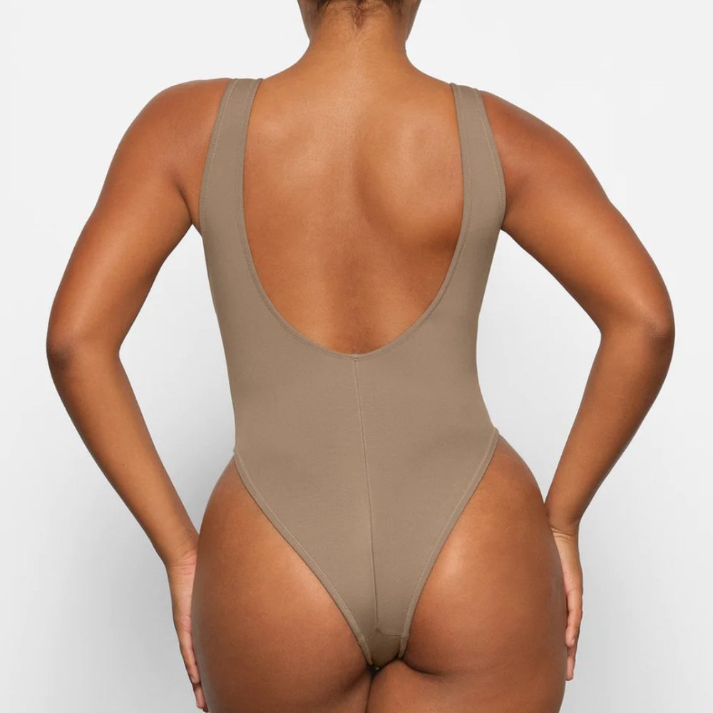 SKIMS Taupe One Piece Swimsuit - Picture 7 of 8